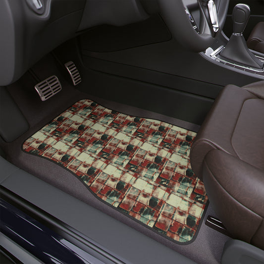 Car Floor Mats, 1pc - "Square Dance" - Premium Car Floor Mats from Concordia Style Boutique - Just $20.10! Shop now at Concordia Style Boutique