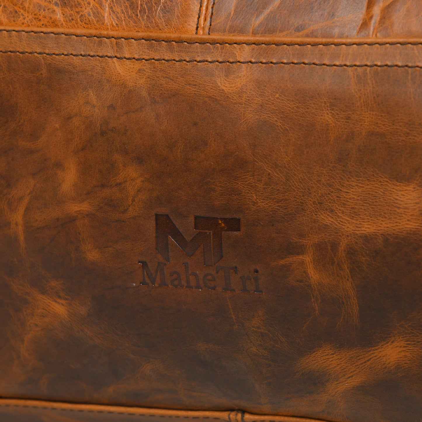 Leather Gym Travel Bag, Round - Concordia Style Boutique