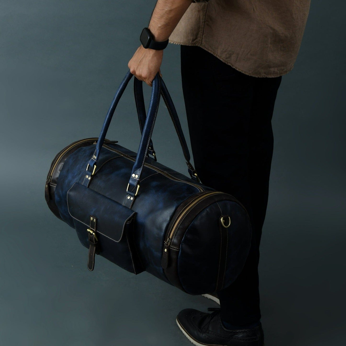 Blue Premium Duffle - Concordia Style Boutique