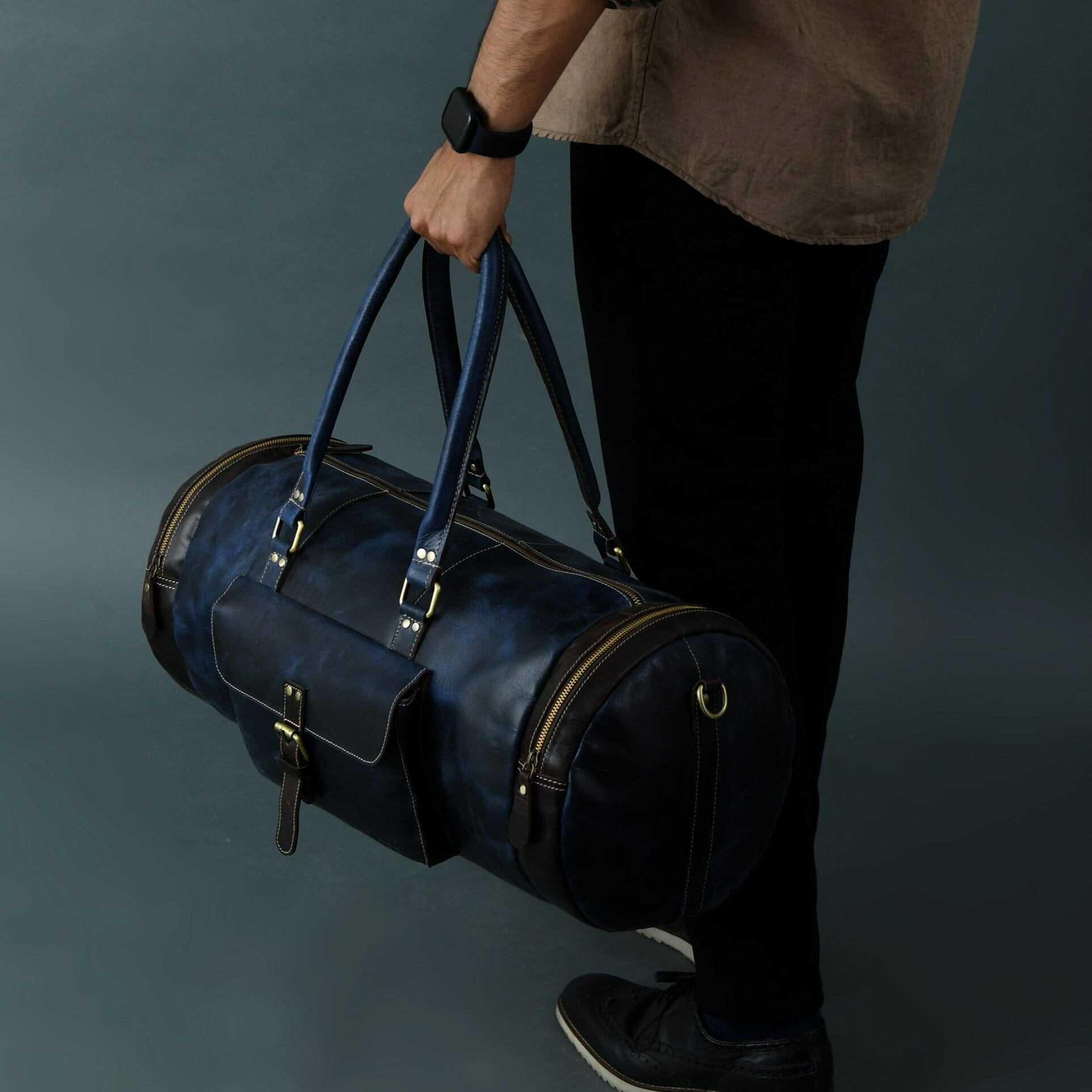 Blue Premium Duffle - Concordia Style Boutique