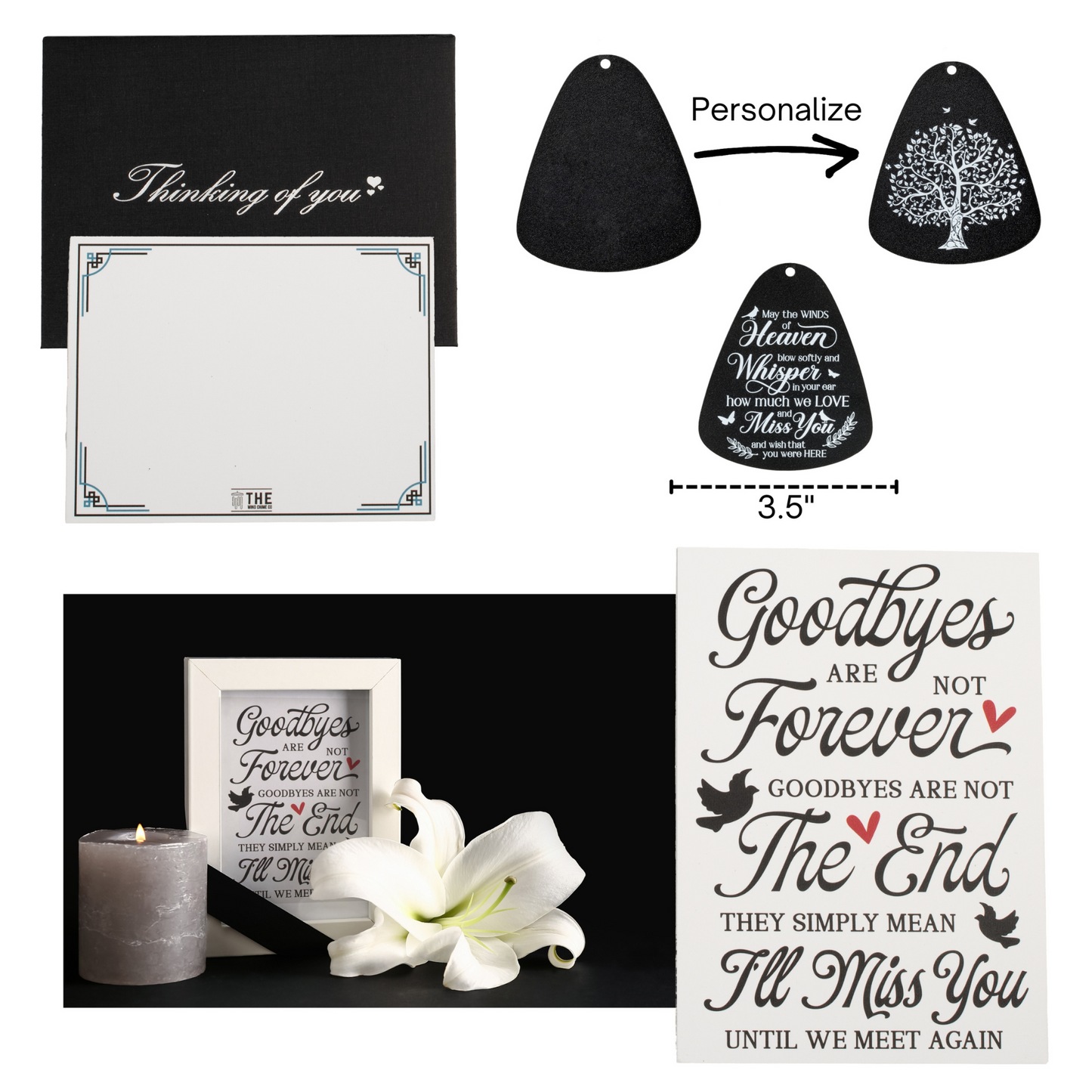 34" Serenity Family-Love Memorial Wind Chimes, Thoughtful Gift For Special Occasions or Reflections