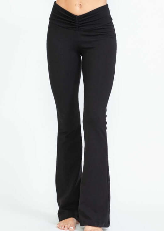 V-Waist Slimming Bootcut Pants Made in USA - Concordia Style Boutique