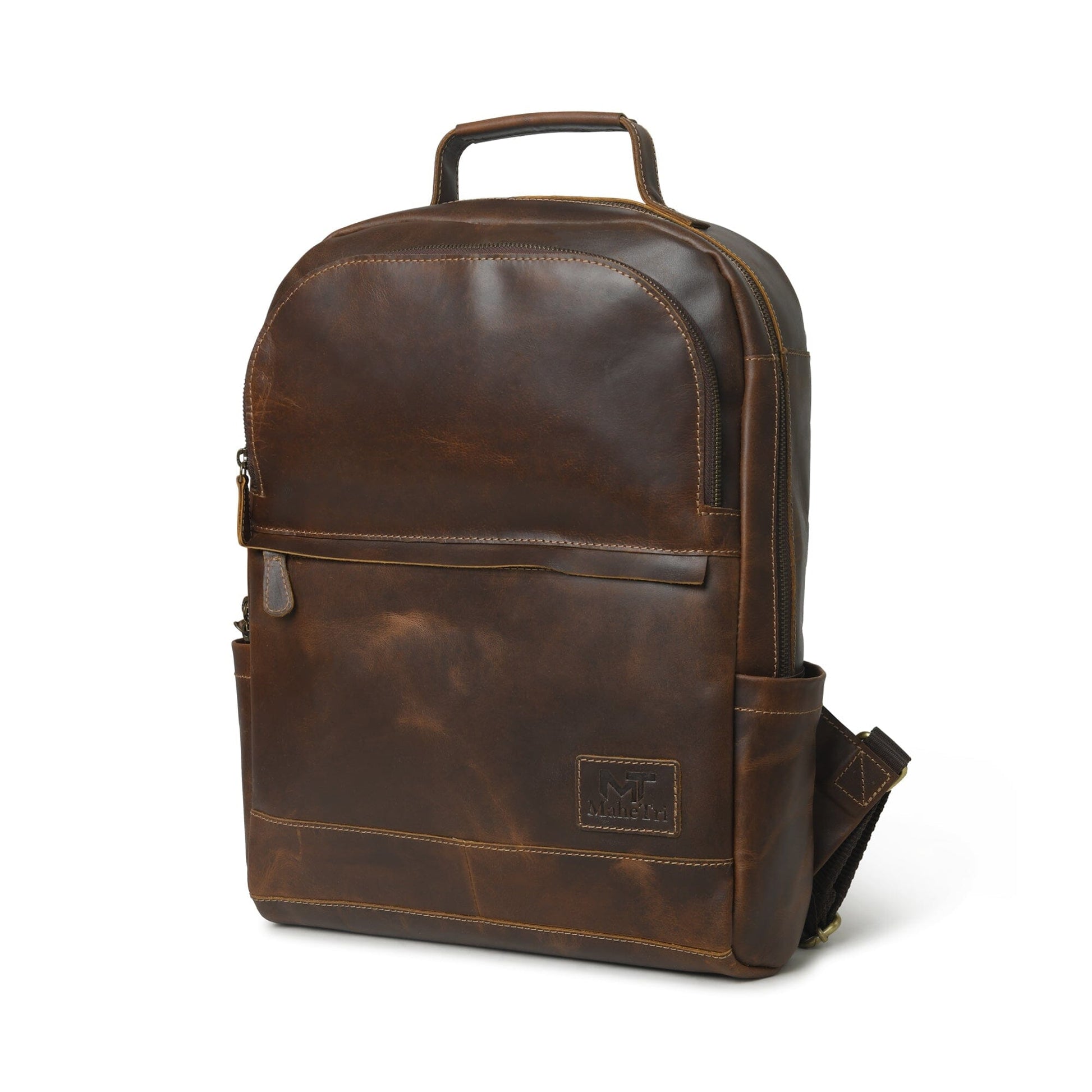 MaheTri Cambridge Unisex Buffalo Leather Backpack - Concordia Style Boutique