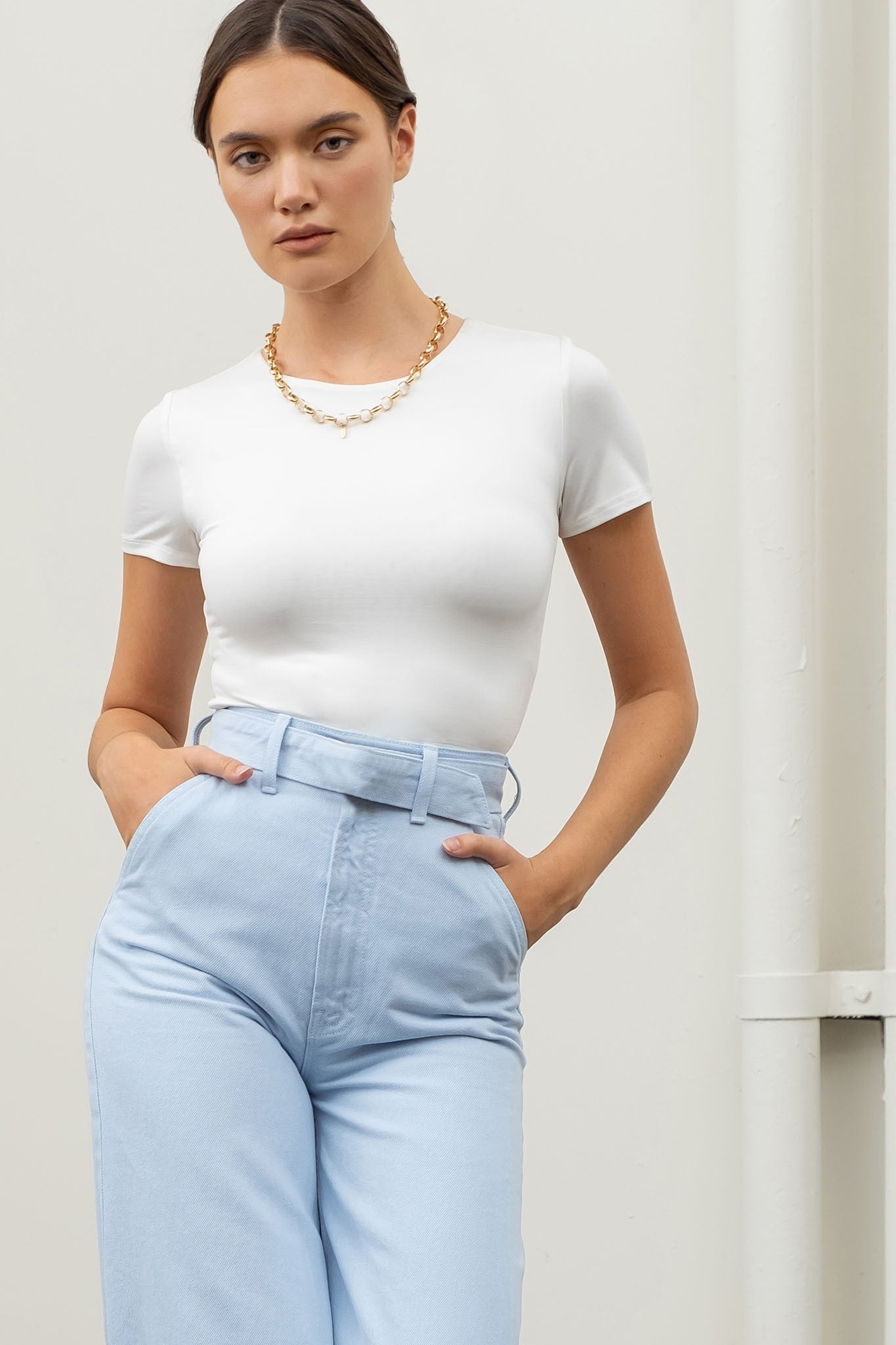 Workshop Studio x Luxe Fit Cropped Tee