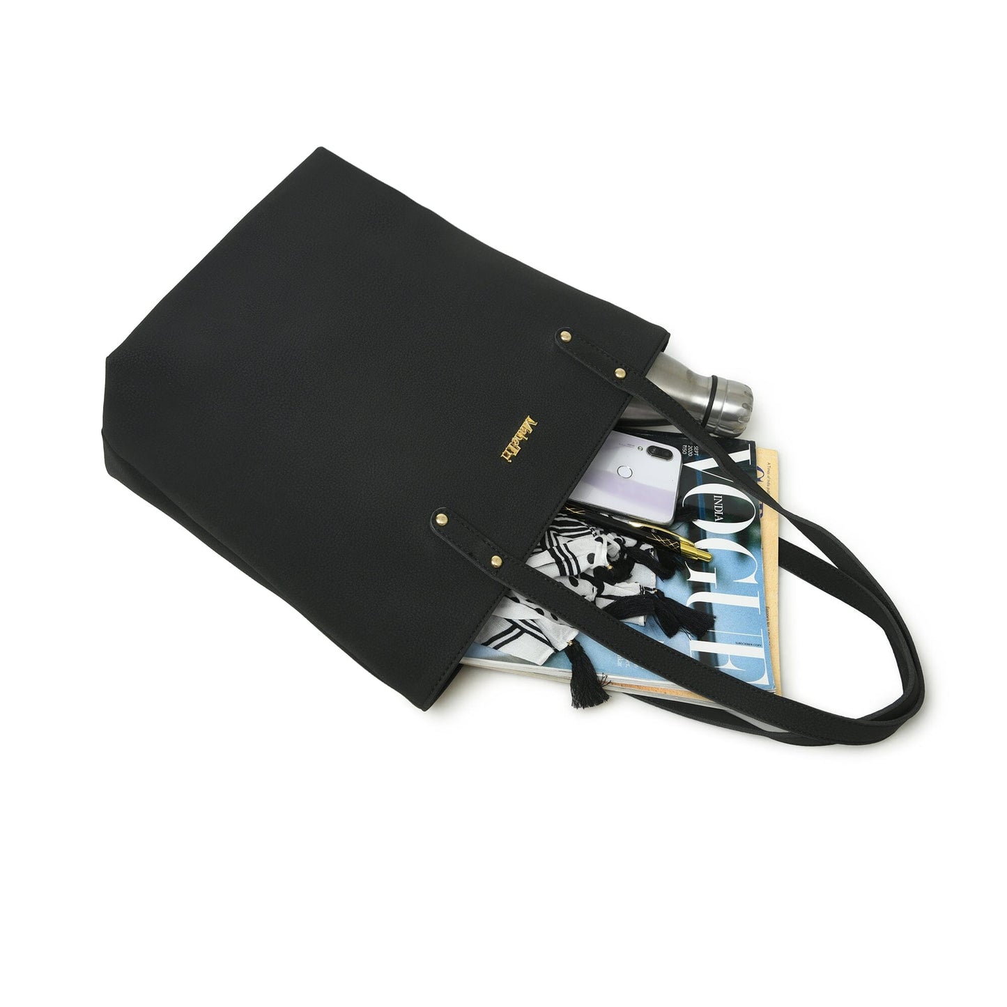 Era Vegan Leather Tote - Midnight Black - Concordia Style Boutique