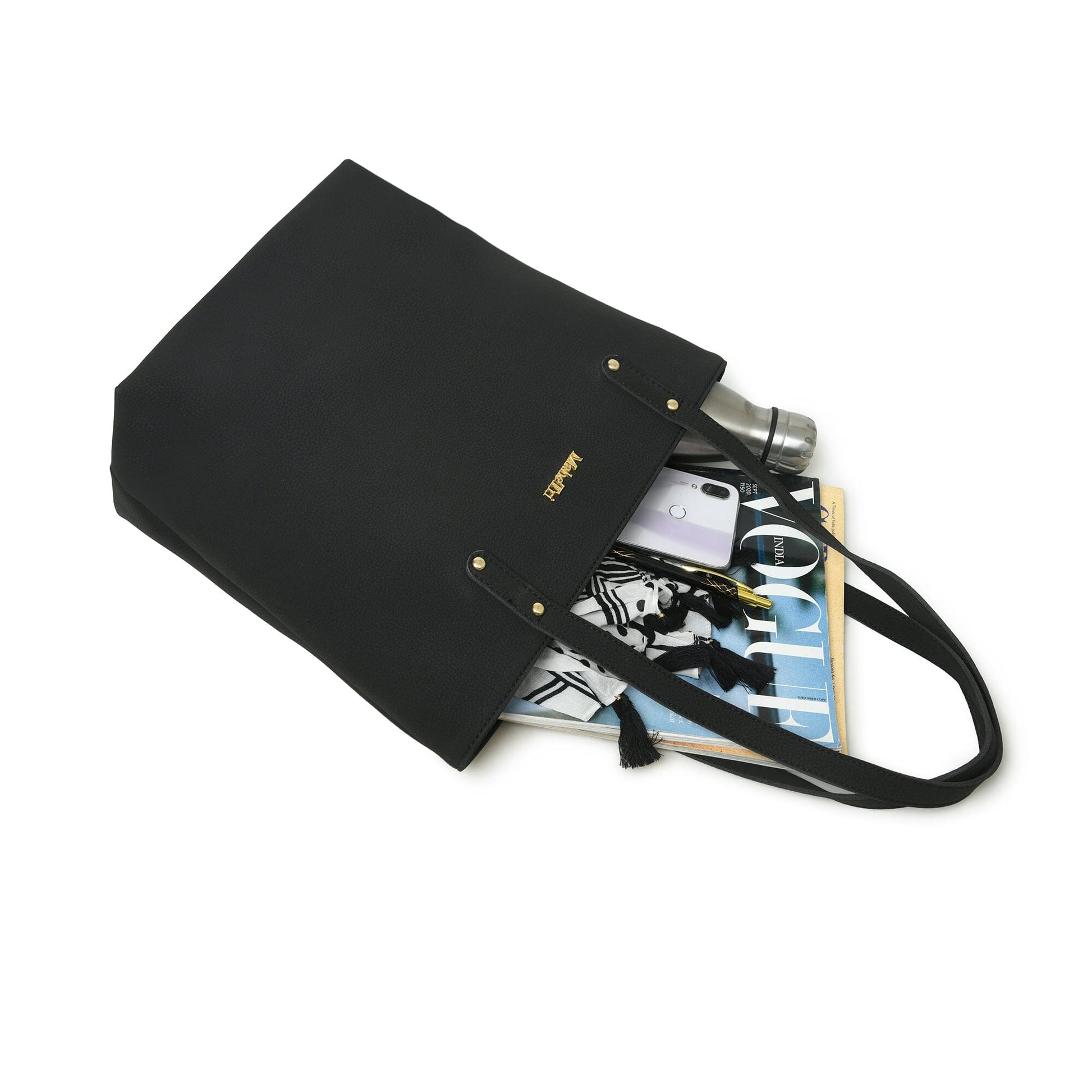 Era Vegan Leather Tote - Midnight Black - Concordia Style Boutique