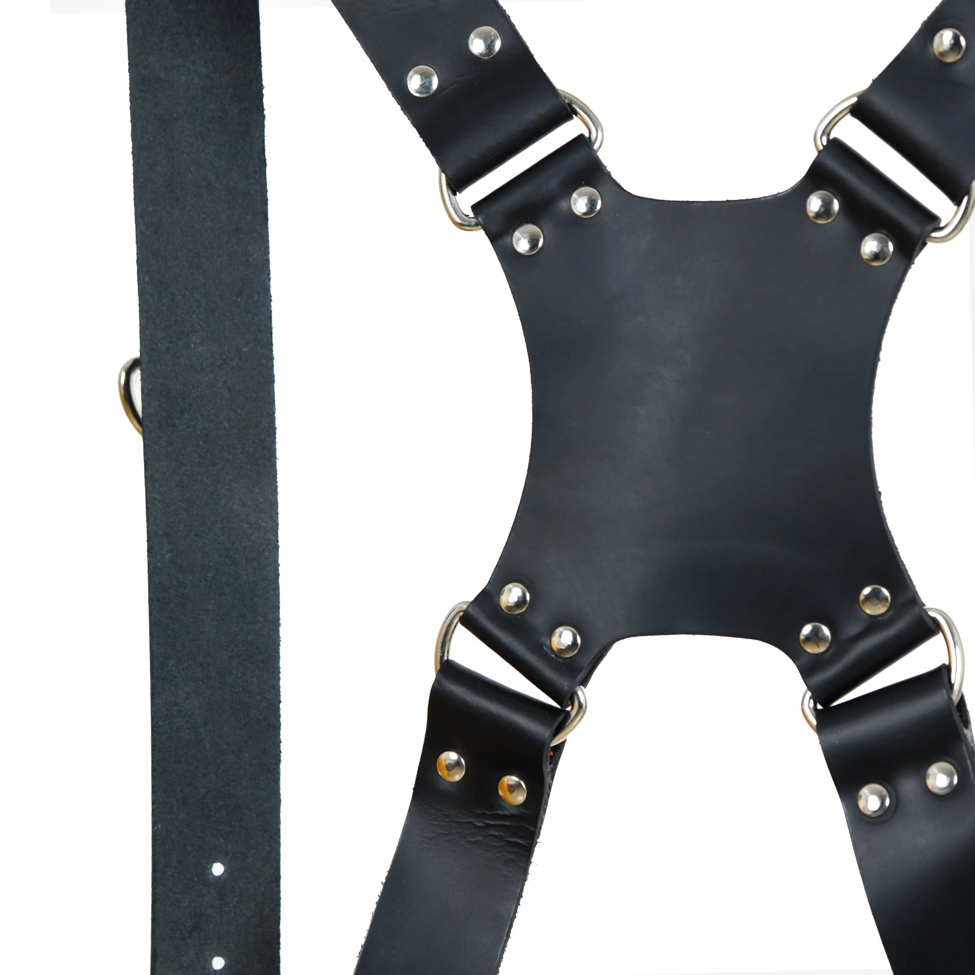 Dual Leather Camera Strap Harness- Black - Concordia Style Boutique