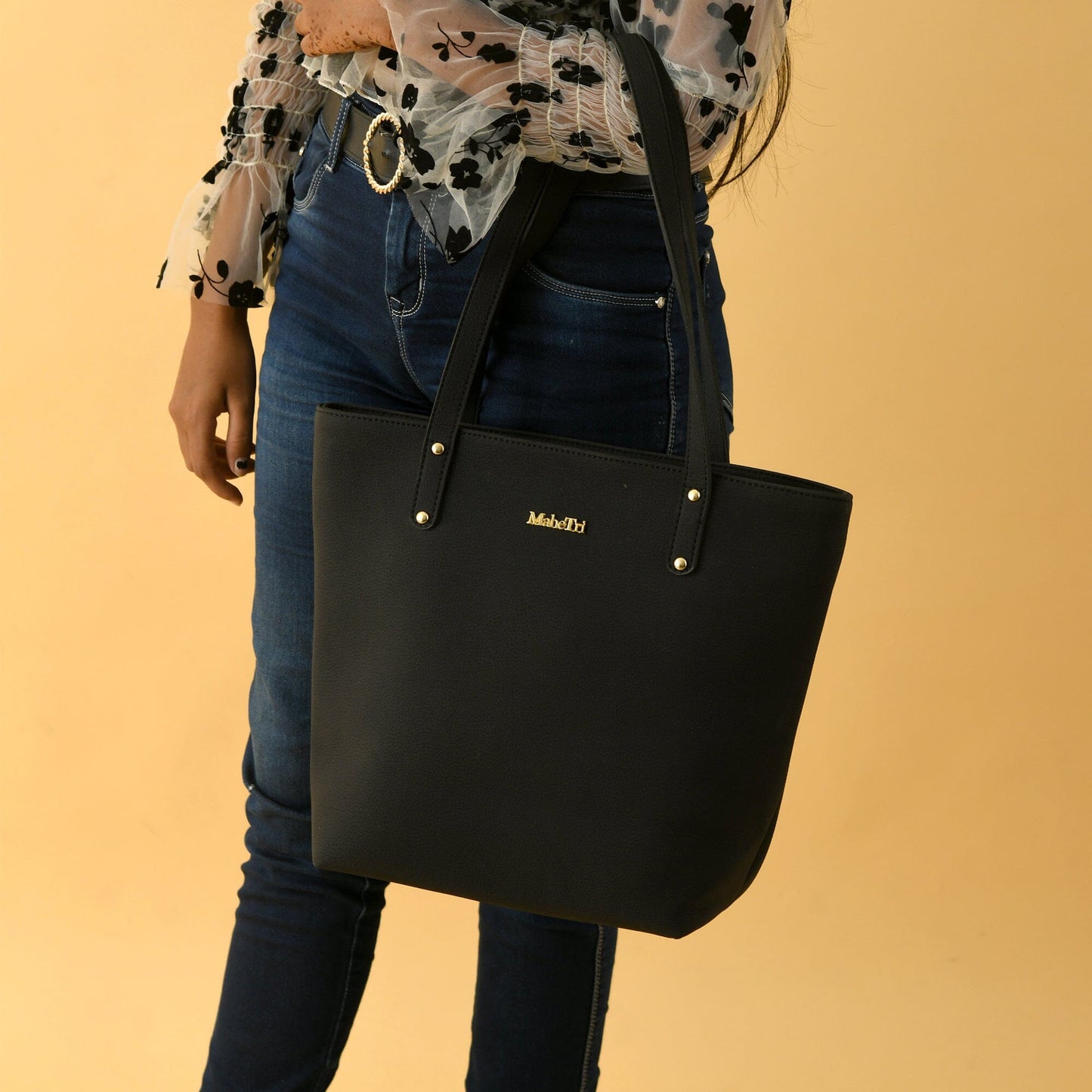 Era Vegan Leather Tote - Midnight Black - Concordia Style Boutique