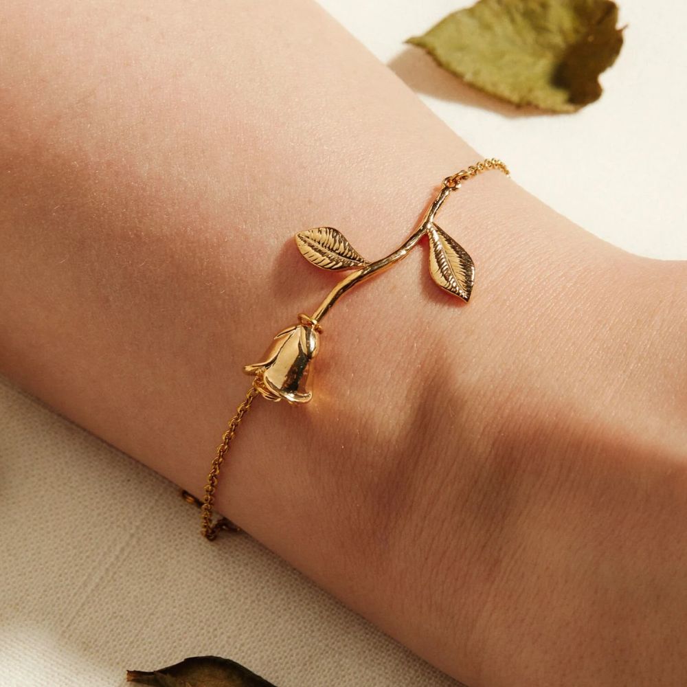 WHIMSICAL ROSE BRACELET (ADJUSTABLE) - Concordia Style Boutique