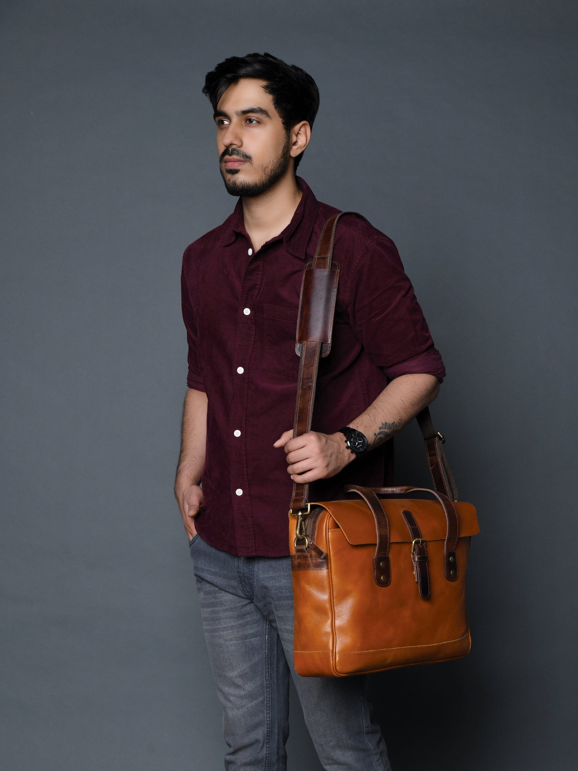 Executive Travel Briefcase Satchel Bag - Concordia Style Boutique