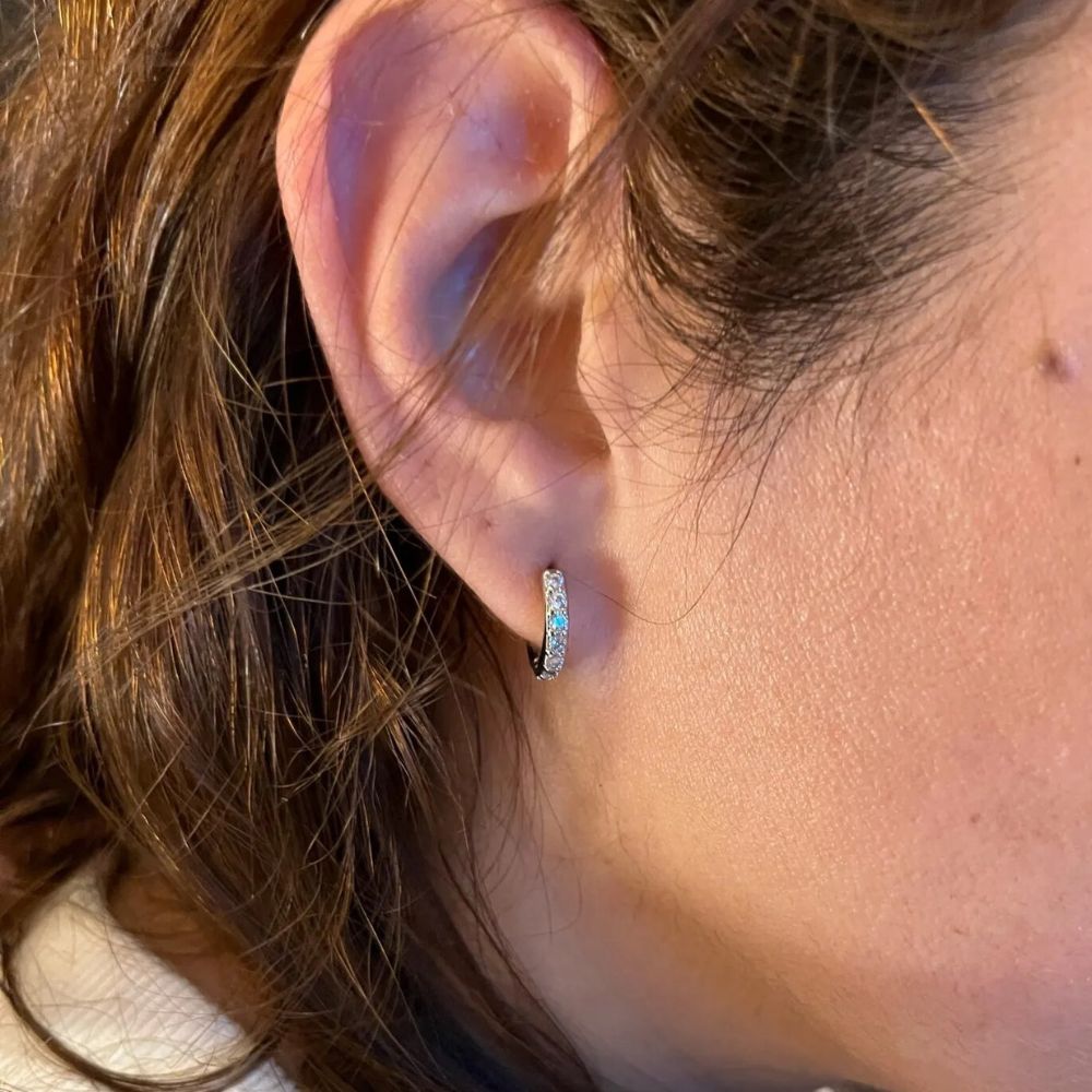 HUGGIE HOOP EARRINGS (PAIR) - Concordia Style Boutique