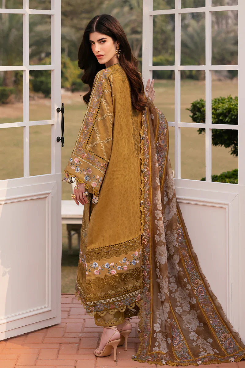 Baroque - BEL-25-D03 3 Piece Embroidered Jacquard Lawn