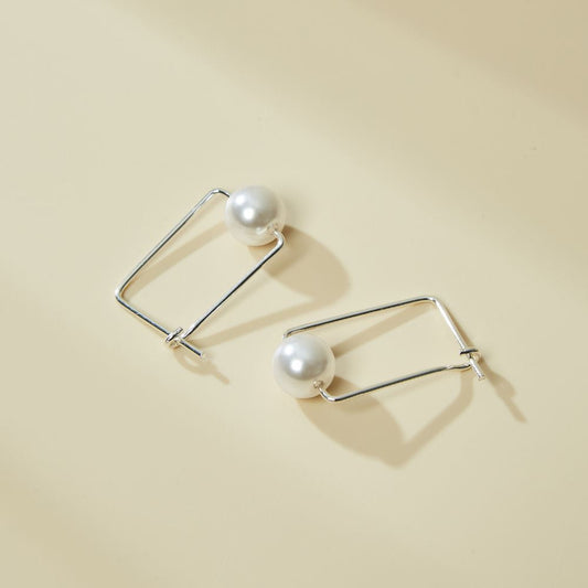 PEARL HOOP EARRINGS (PAIR) - Concordia Style Boutique