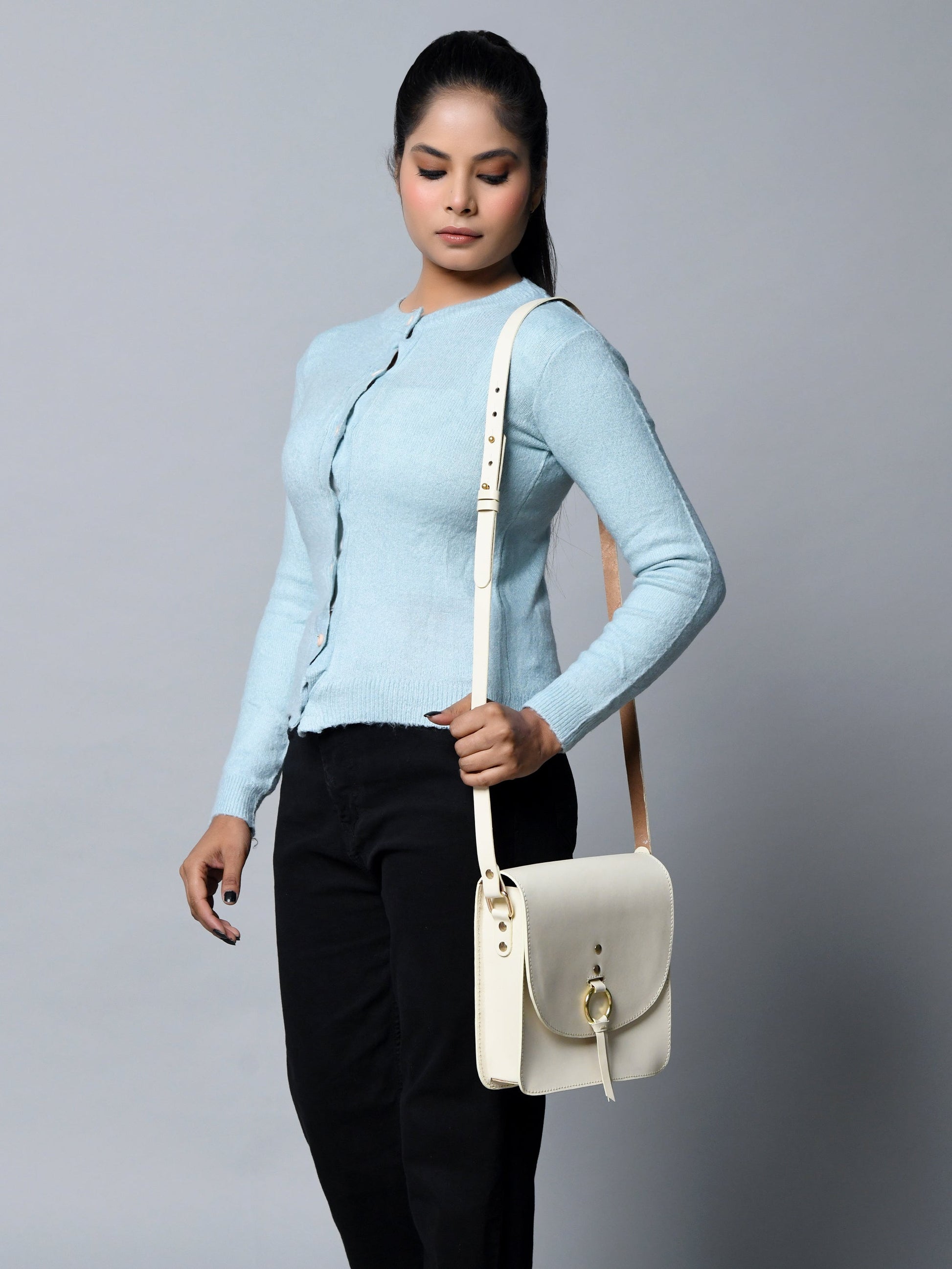 White Elegance Crossbody Sling Bag - Concordia Style Boutique