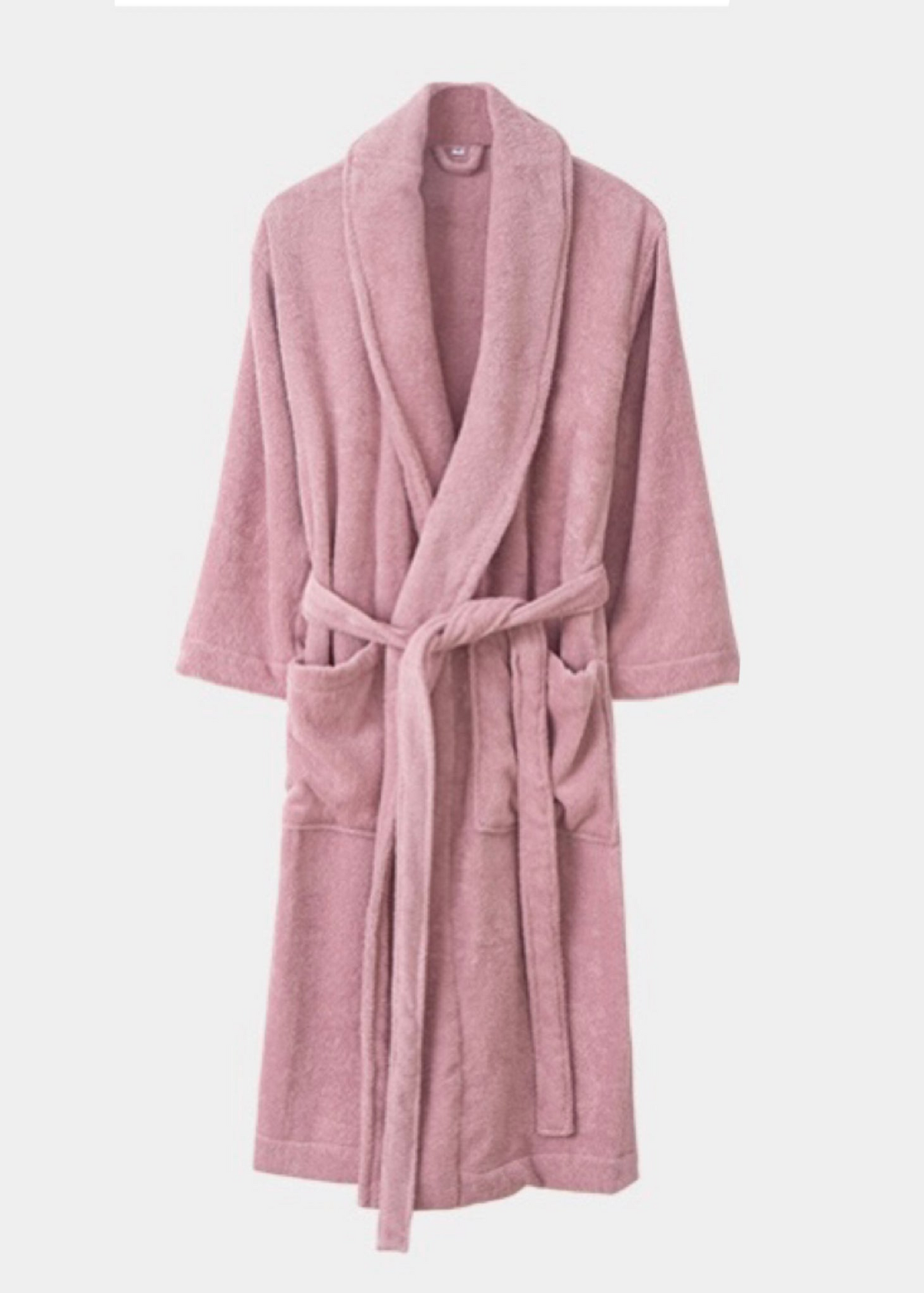 Classic Ultra-Soft Absorbent Cotton Bathrobe / Pink
