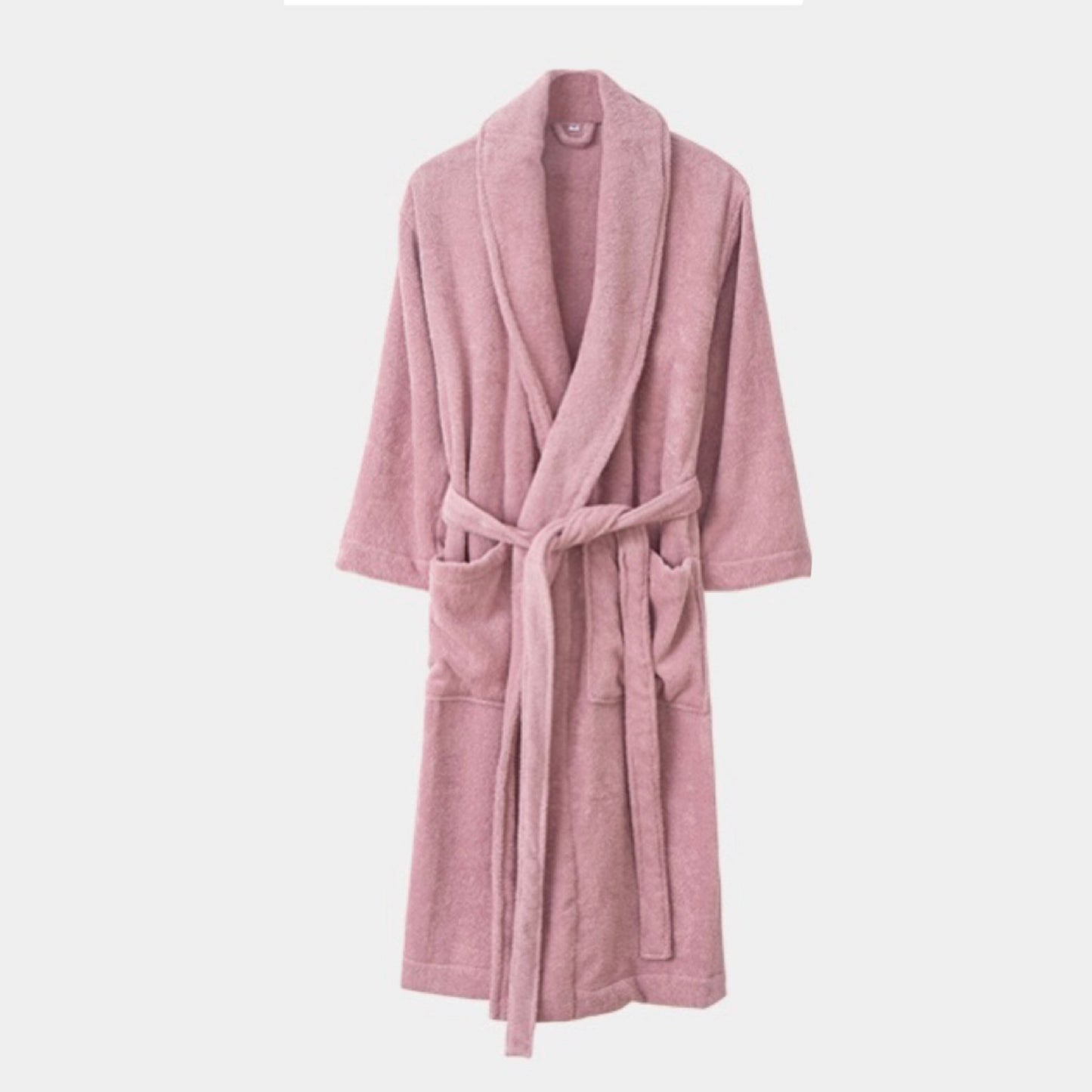 Classic Ultra-Soft Absorbent Cotton Bathrobe / Dark Gray