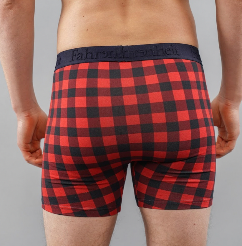 Newman Boxer Brief/ Red Buffalo Check - Concordia Style Boutique