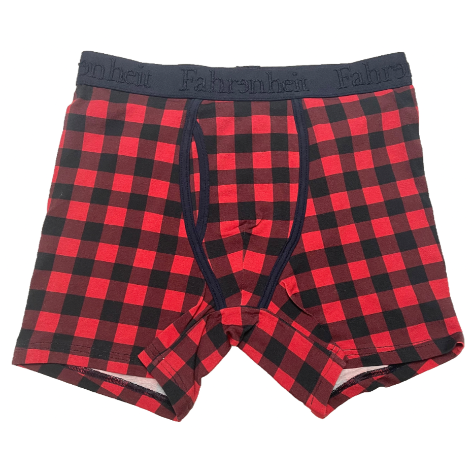 Newman Boxer Brief/ Red Buffalo Check - Concordia Style Boutique