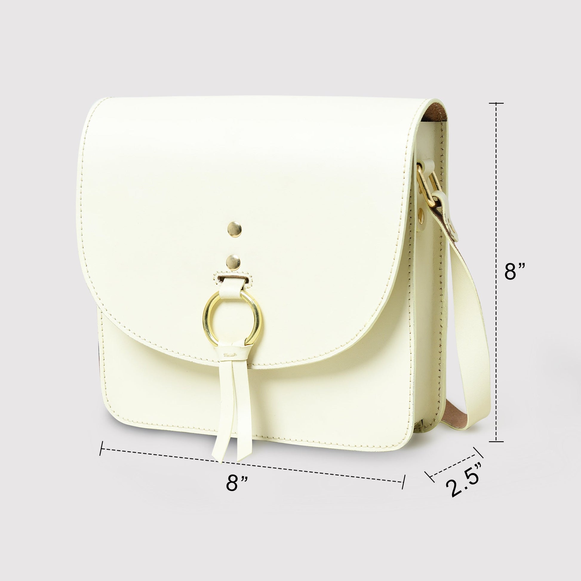 White Elegance Crossbody Sling Bag - Concordia Style Boutique