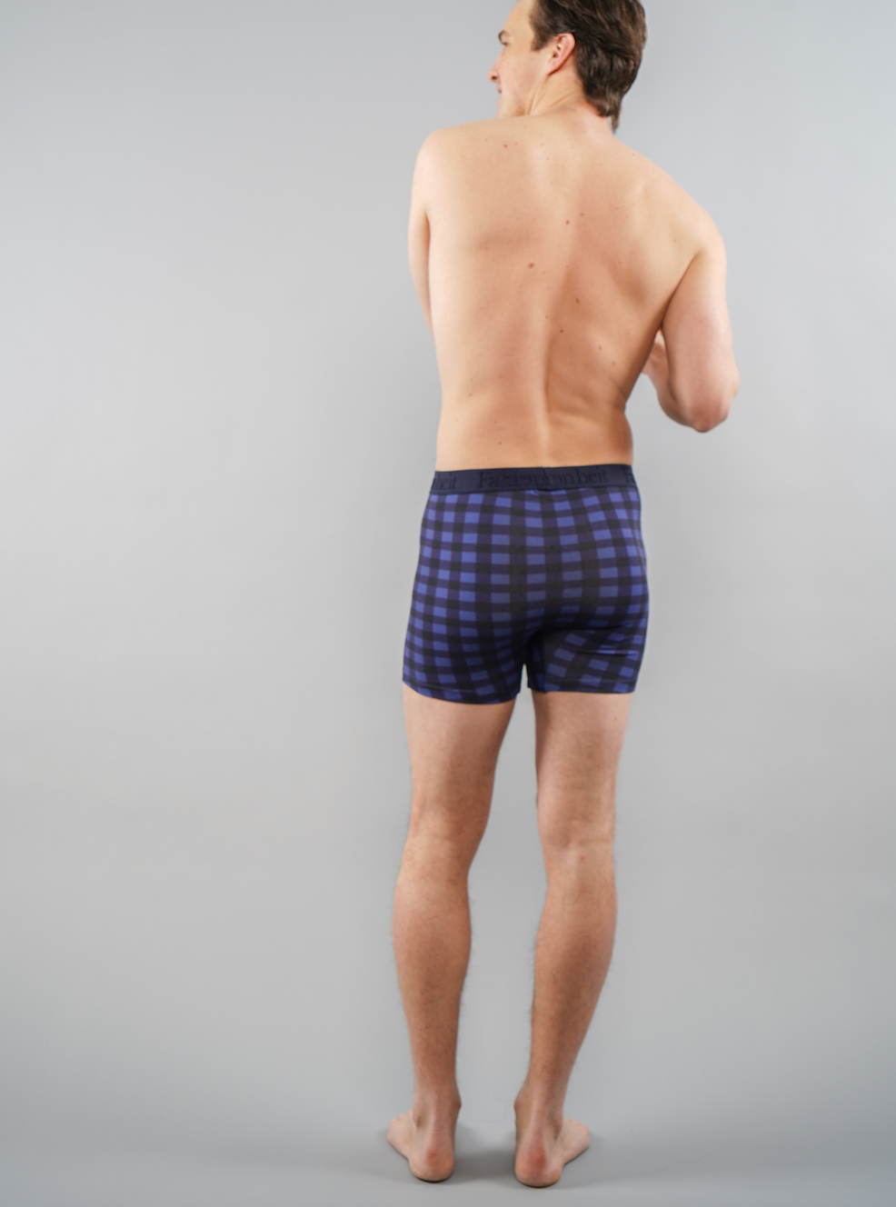 Newman Boxer Brief/ Blue Buffalo Check - Concordia Style Boutique