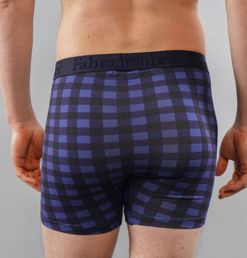 Newman Boxer Brief/ Blue Buffalo Check - Concordia Style Boutique