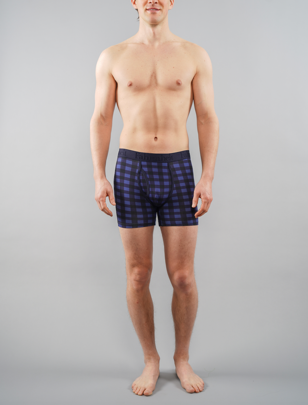 Newman Boxer Brief/ Blue Buffalo Check - Concordia Style Boutique