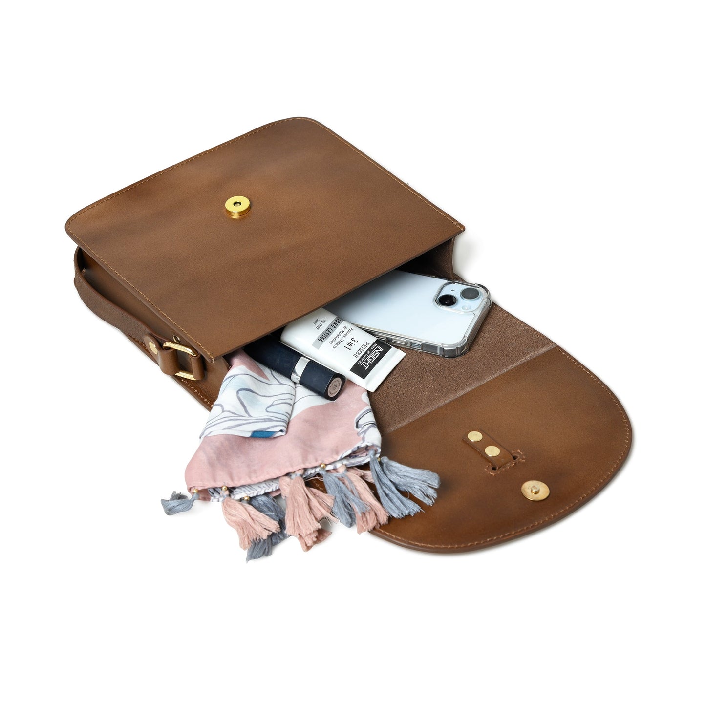 Brown Elegance Crossbody Sling Bag - Concordia Style Boutique