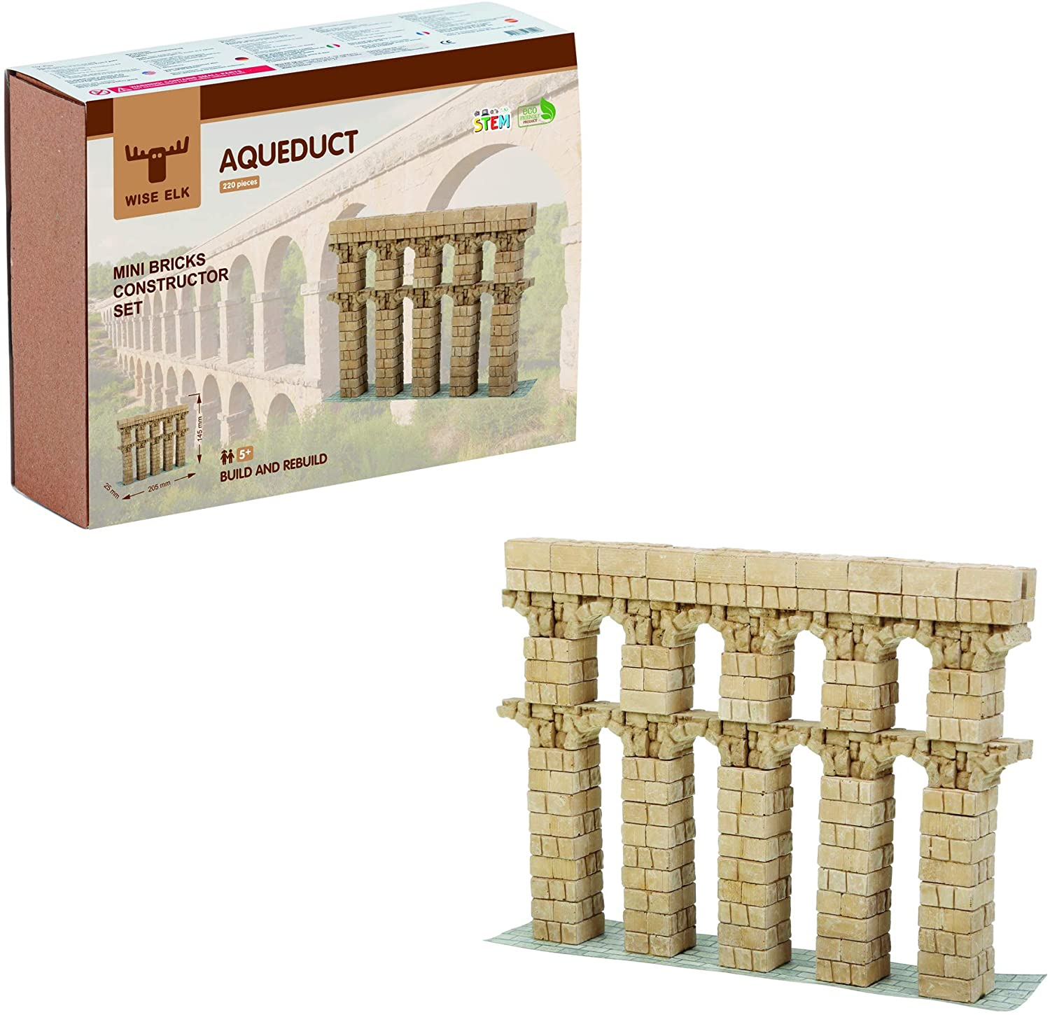 Mini Bricks Construction Set - Aqueduct - Premium Mini Bricks Construction Set from Concordia Style Boutique - Just $25! Shop now at Concordia Style Boutique