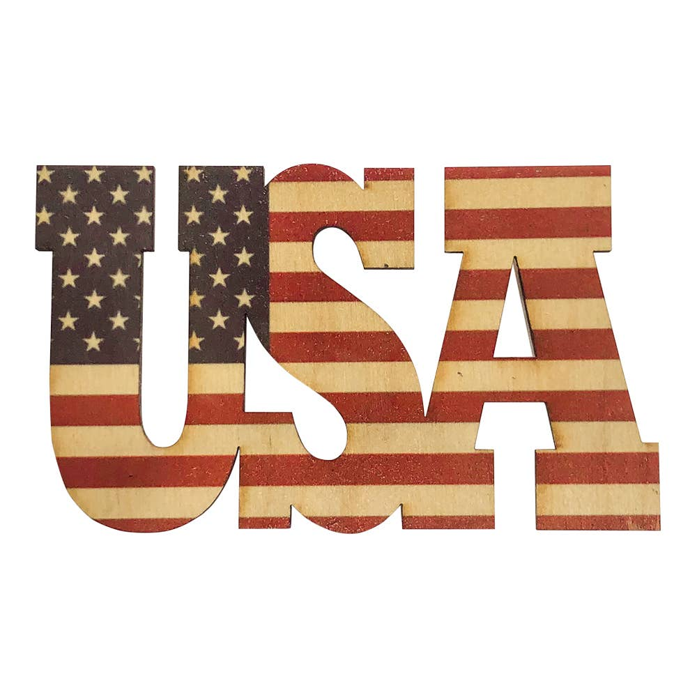 USA American Flag Wood Magnet - Premium USA American Flag Wood Magnet from Concordia Style Boutique - Just $16.37! Shop now at Concordia Style Boutique