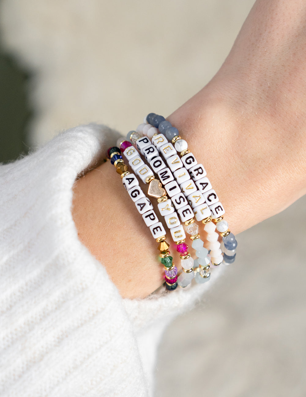 Agape Letter Bracelet - Concordia Style Boutique