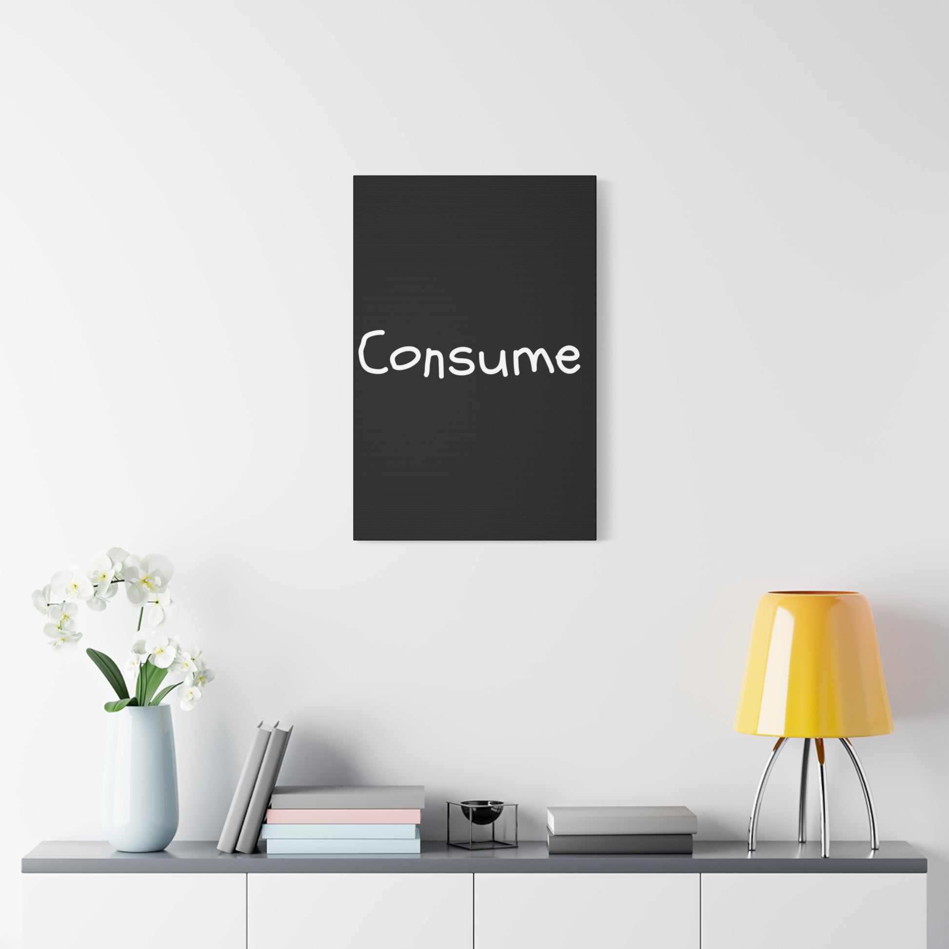 Classic Canvas -"Consume" - Premium Canvas from Concordia Style Boutique - Just $26.40! Shop now at Concordia Style Boutique