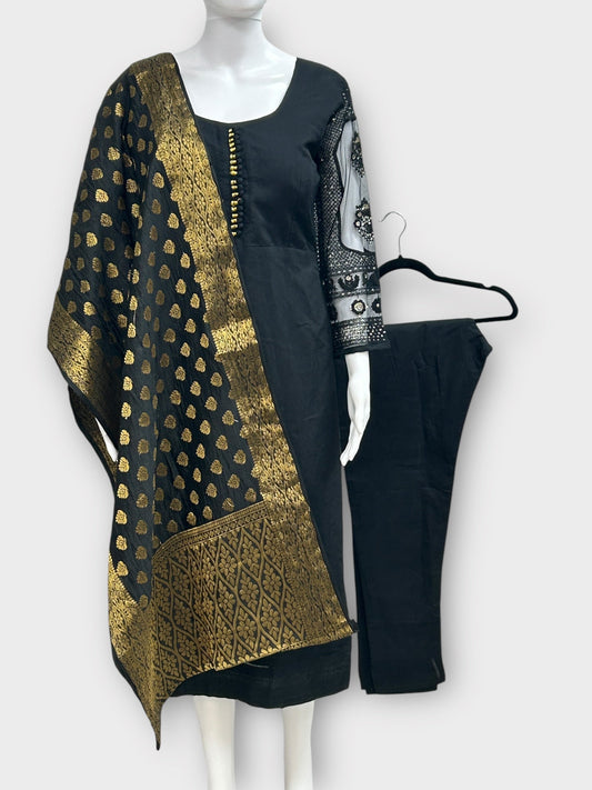 Chanderi silk suit | Salwar kameez