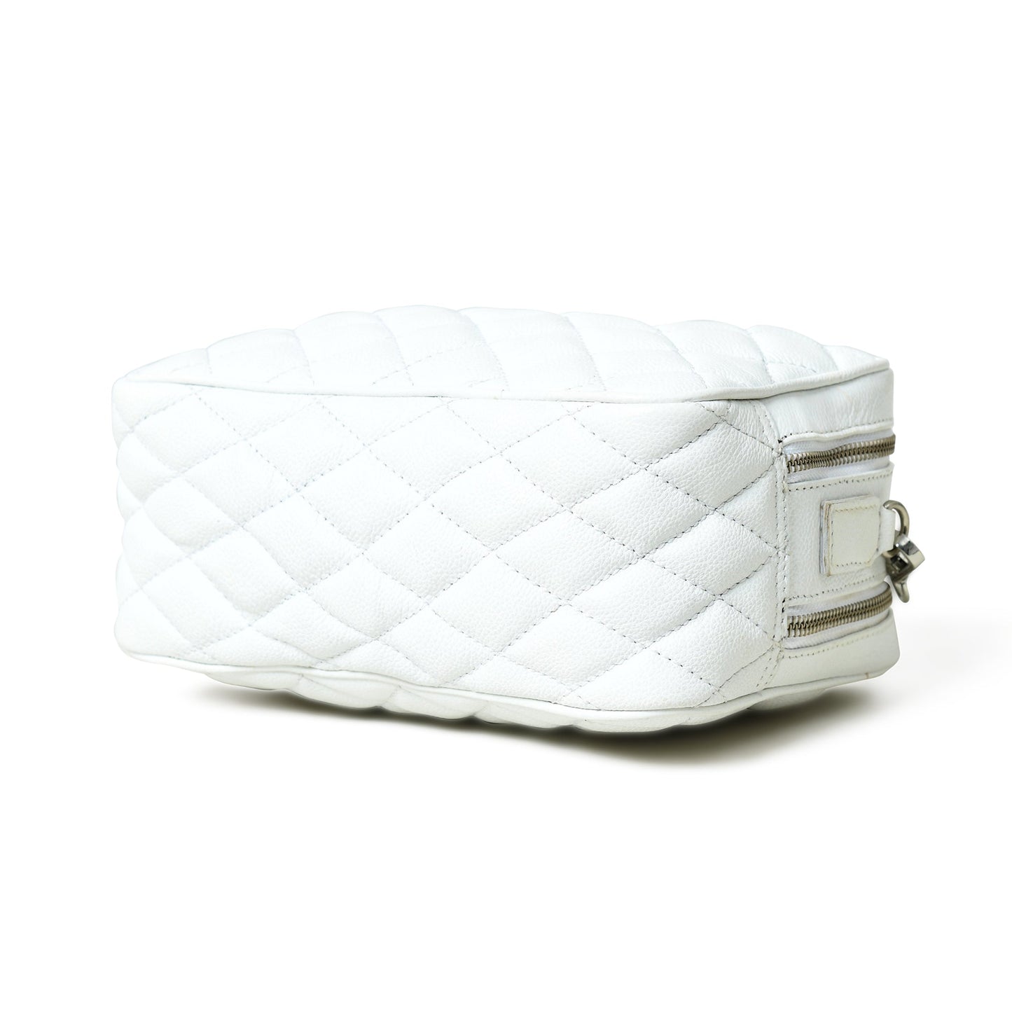 Mini Quilted Crossbody Bag, White - Concordia Style Boutique