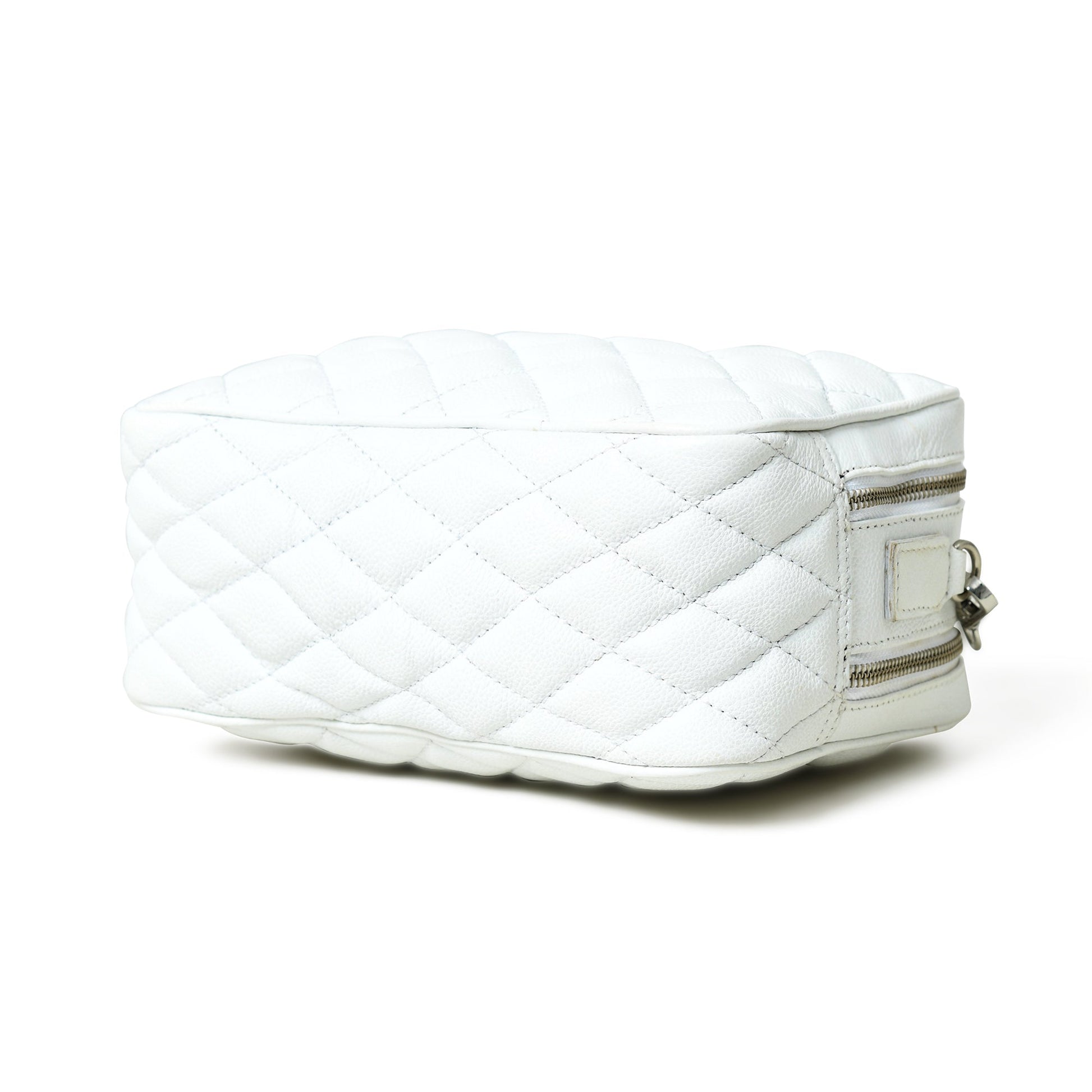 Mini Quilted Crossbody Bag, White - Concordia Style Boutique