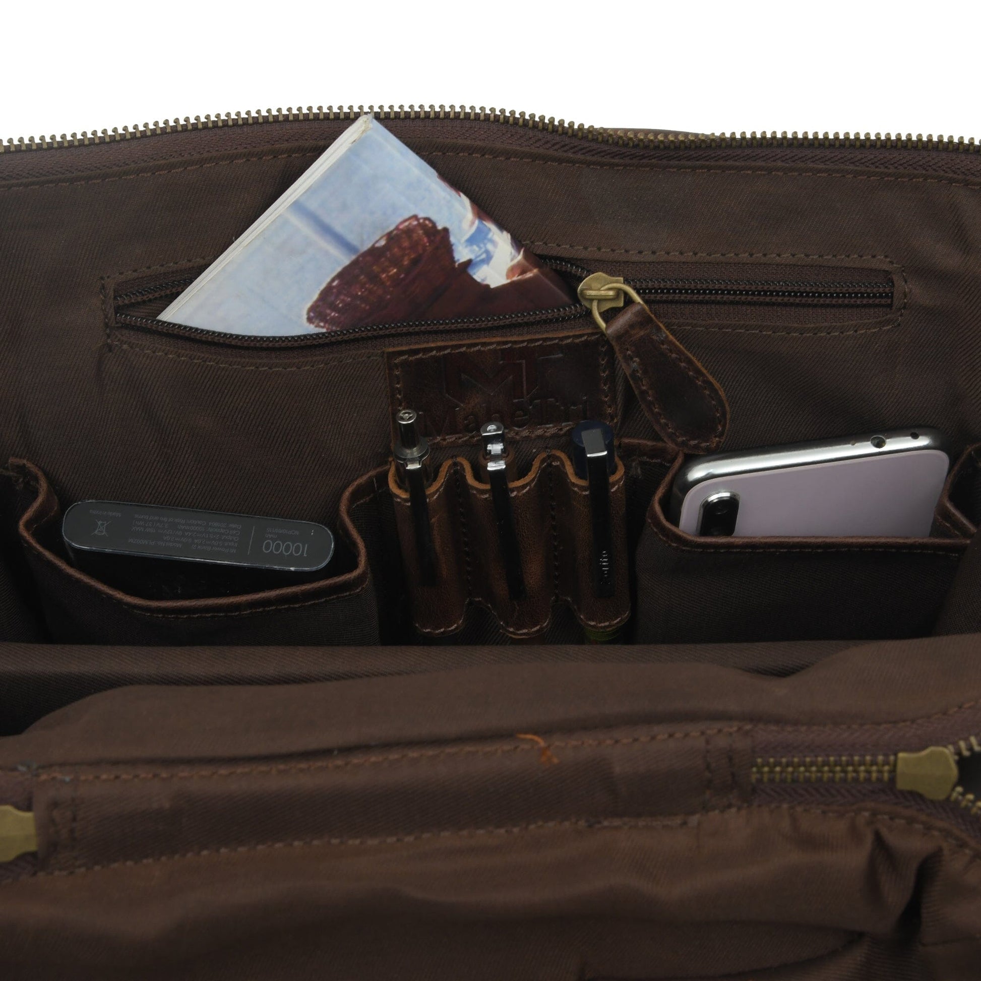 Alpha Brown Buffalo Leather Travel Backpack - Concordia Style Boutique