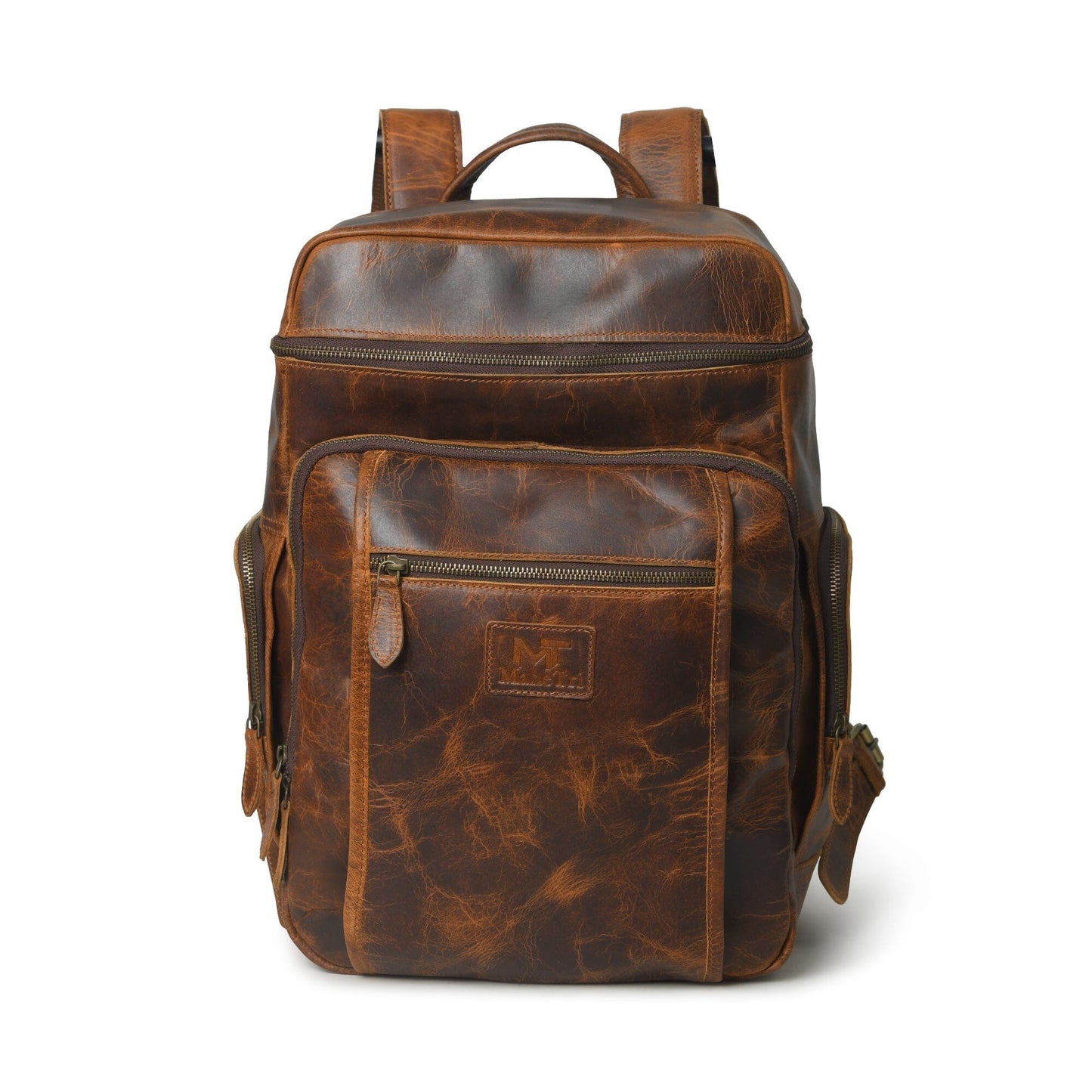 Alpha Caramel Buffalo Leather Travel Backpack - Concordia Style Boutique