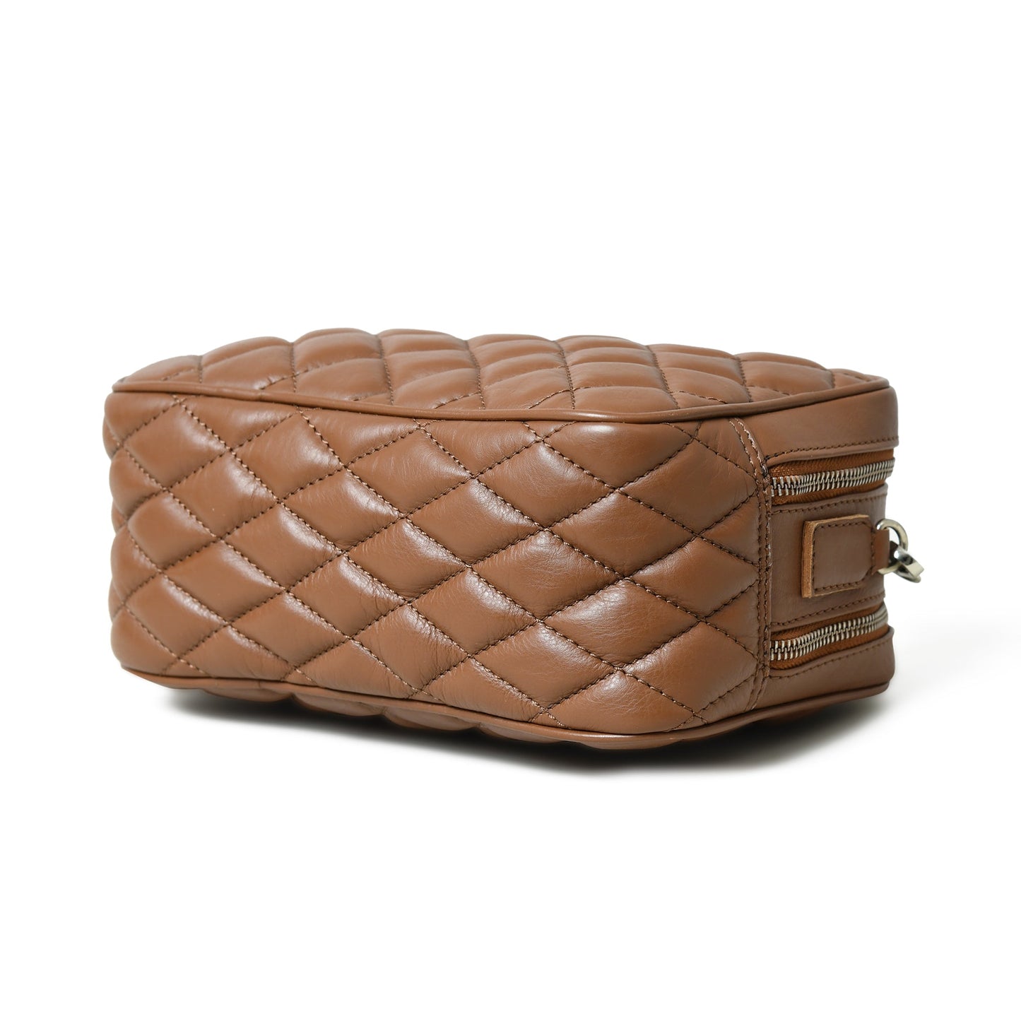 Mini Quilted Crossbody Bag, Rich Brown - Concordia Style Boutique