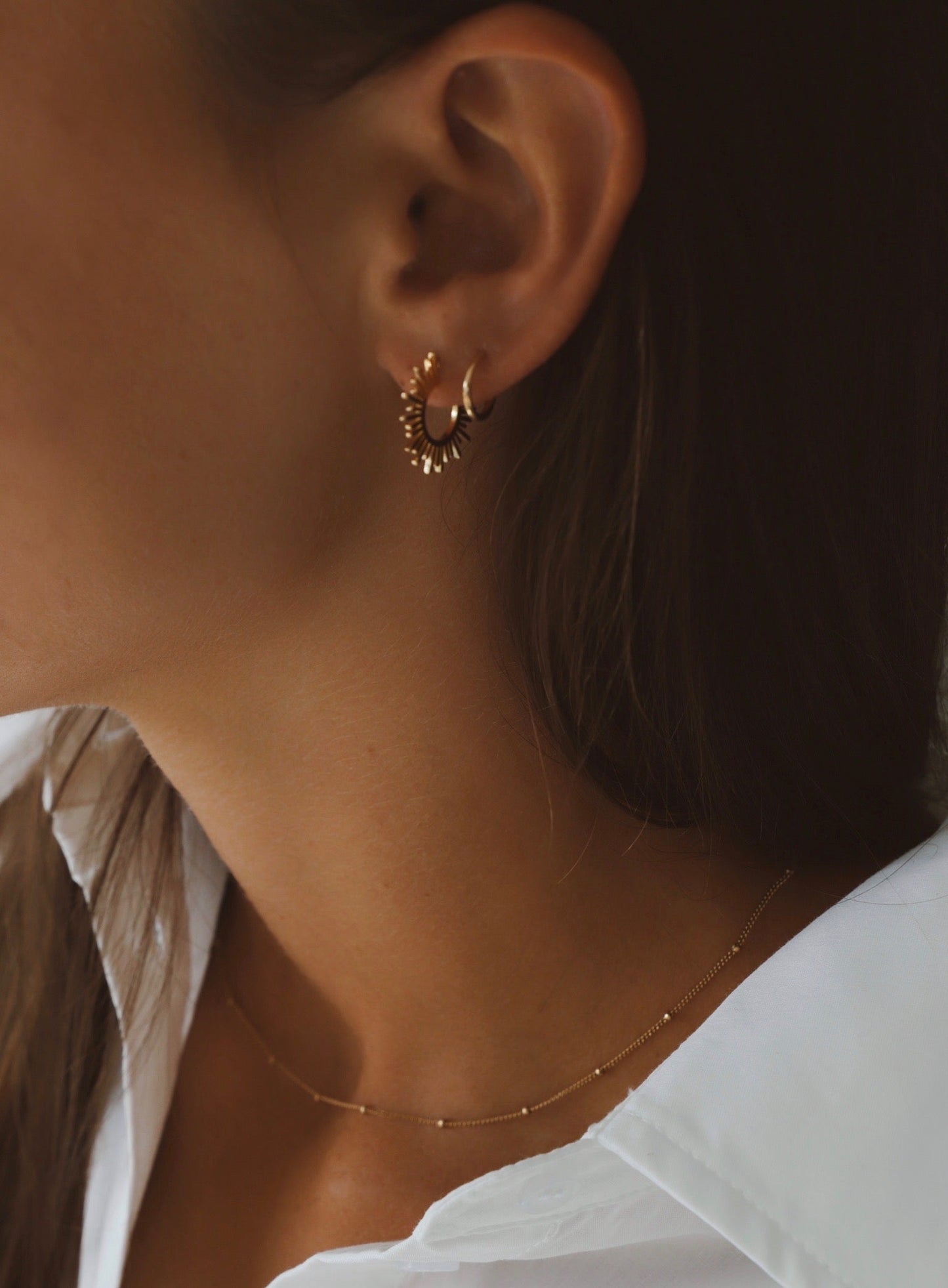 SUN SILHOUETTE HOOPS - Concordia Style Boutique