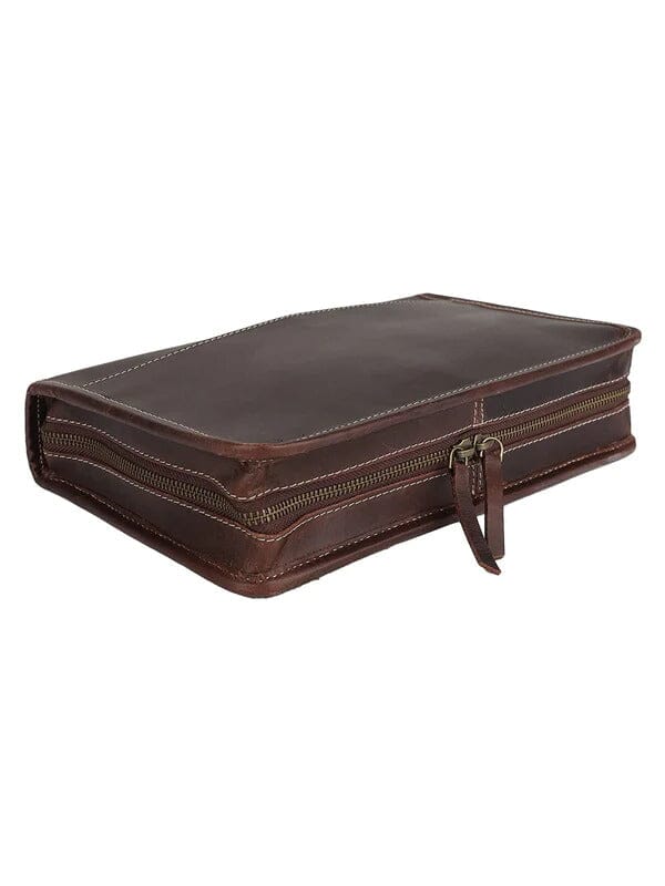 Classic Bible Leather Cover - Choco - Concordia Style Boutique
