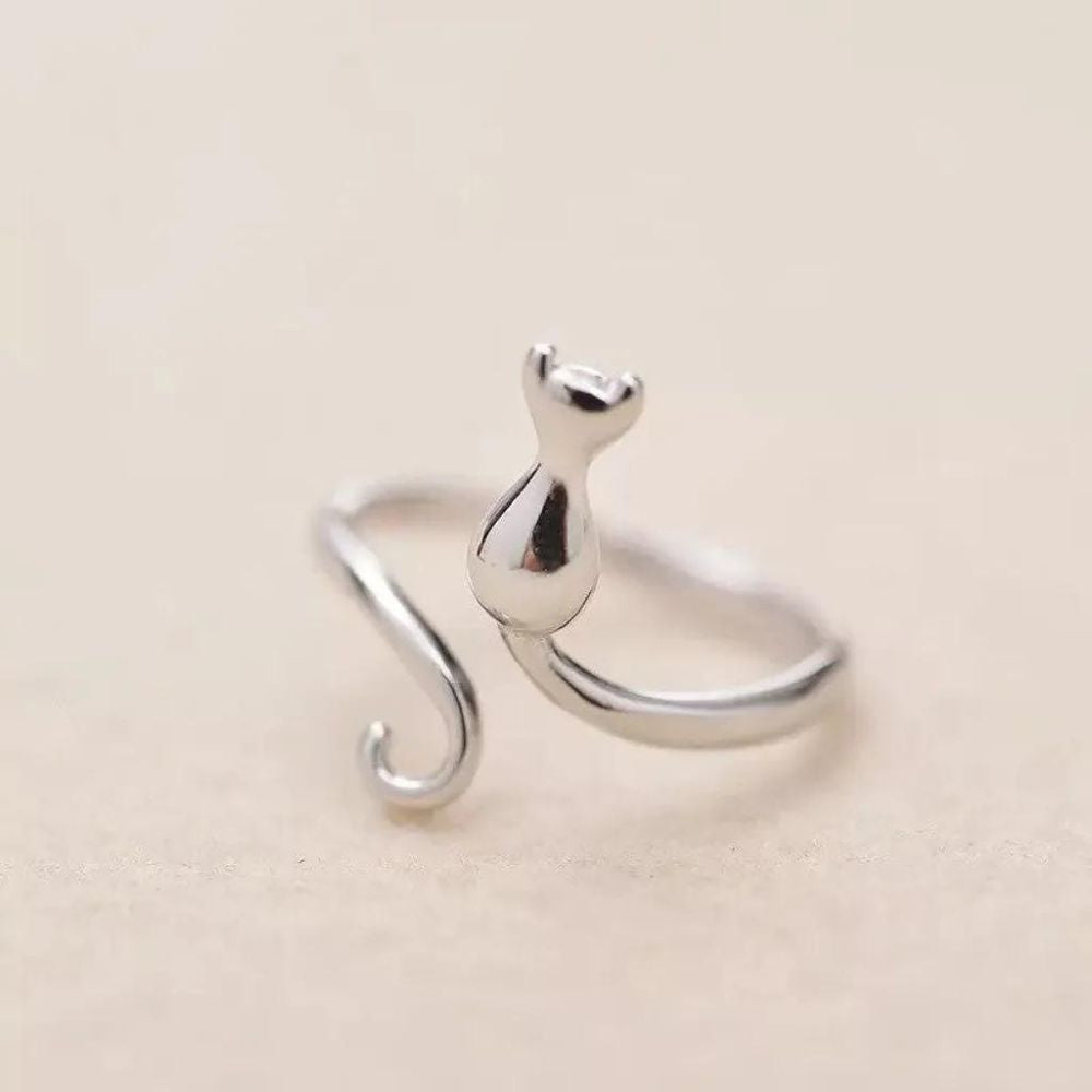 ADORABLE CAT RING (ADJUSTABLE) - Concordia Style Boutique