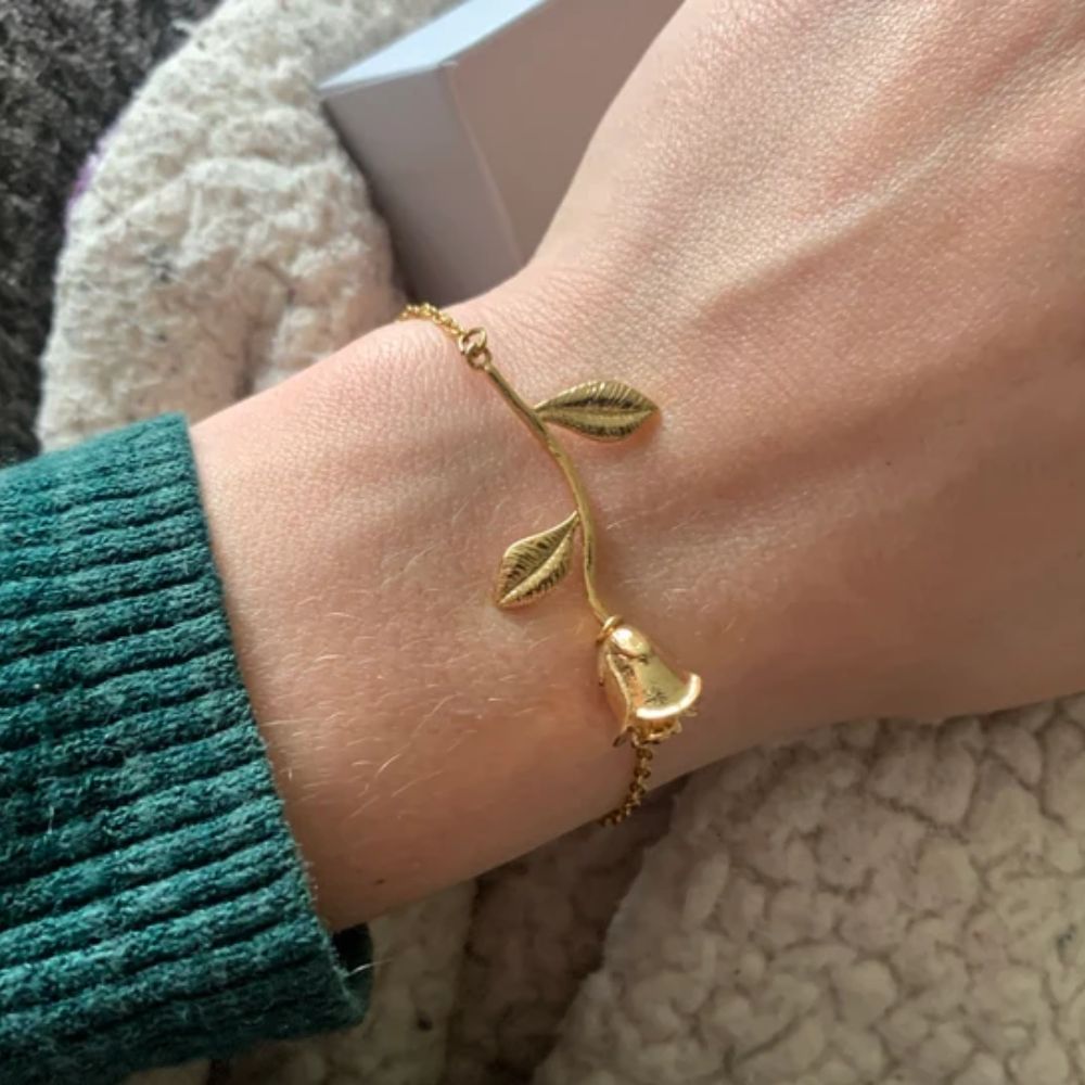 WHIMSICAL ROSE BRACELET (ADJUSTABLE) - Concordia Style Boutique