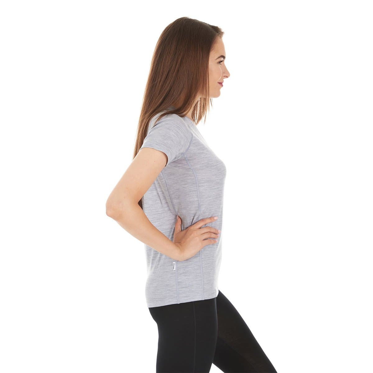 Microweight - Women's Wool V-Neck T-Shirt Woolverino - Concordia Style Boutique