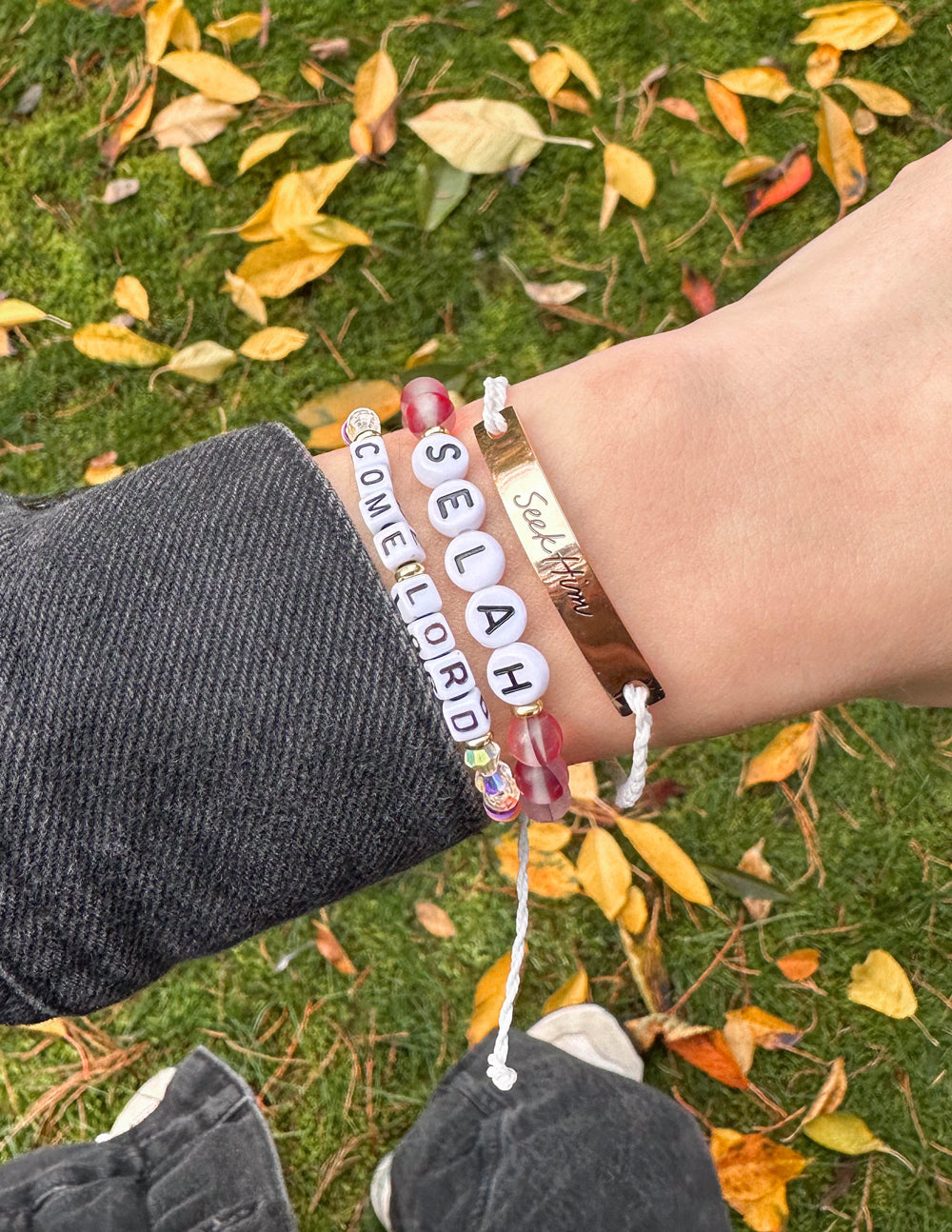 Come Lord Letter Bracelet - Concordia Style Boutique