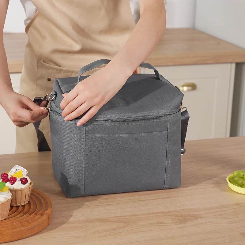 Lunch bag - Light, insulated, leak - proof, waterproof. Adjustable strap, reusable, for work, picnic, travel. - Concordia Style Boutique