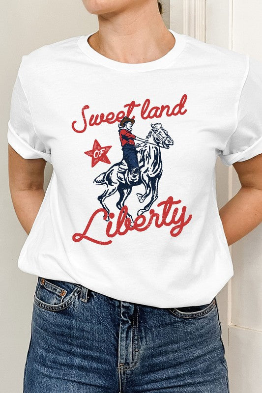 Sweet Land Of Liberty Basic Graphic Tee - Concordia Style Boutique