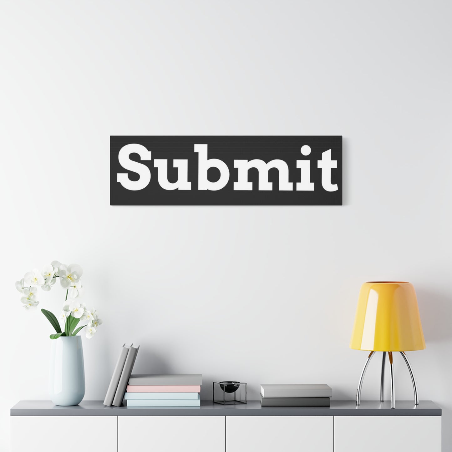 Classic Canvas - "Submit"" - Premium Canvas from Concordia Style Boutique - Just $26.40! Shop now at Concordia Style Boutique