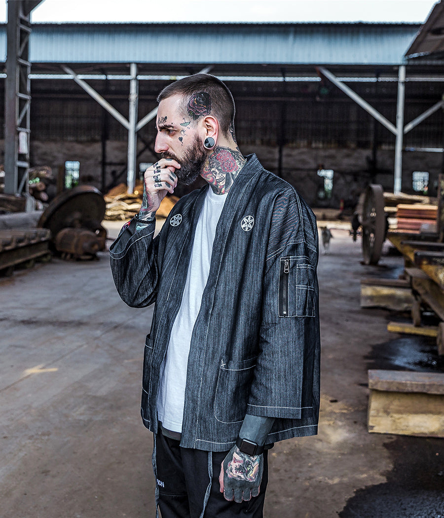 LALKW002 Dark Lotus Samurai Shirt - Concordia Style Boutique