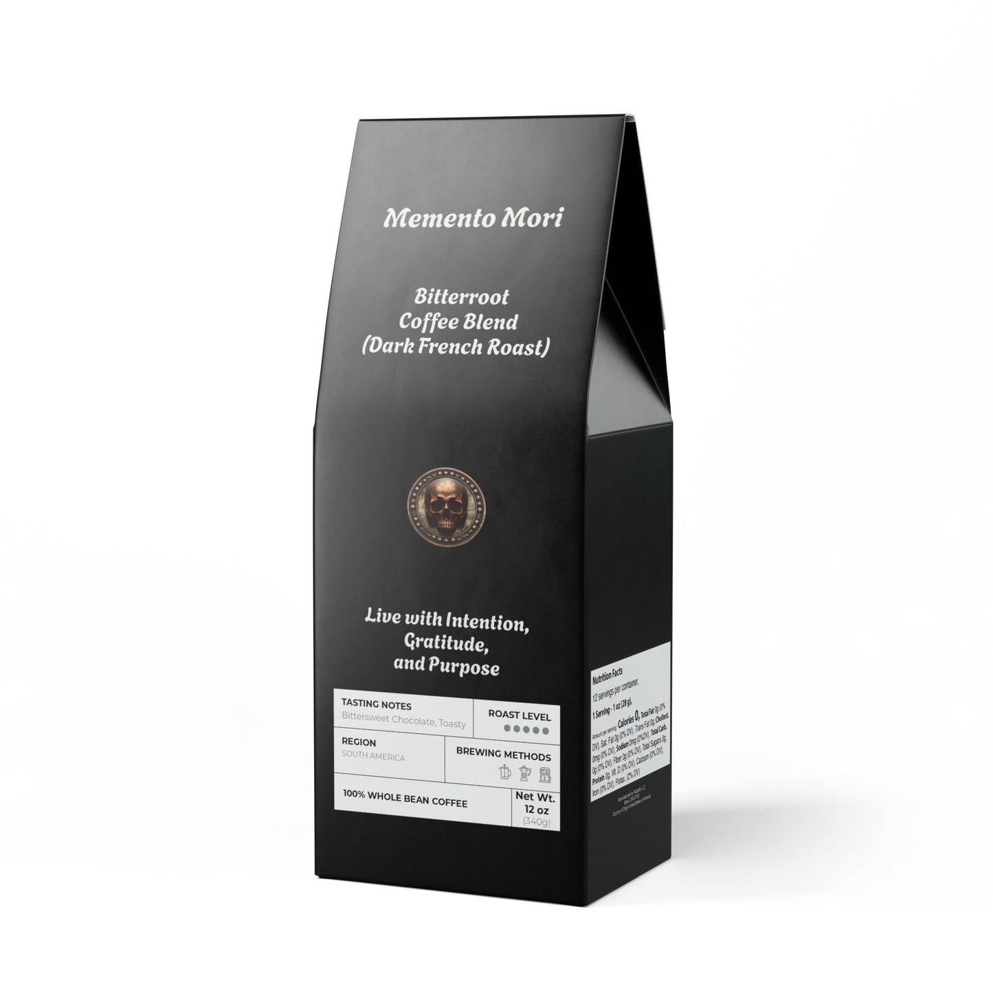 Bitterroot Coffee Blend (Dark French Roast) - "Memento Mori" - Premium Coffee from Concordia Style Boutique - Just $27.05! Shop now at Concordia Style Boutique