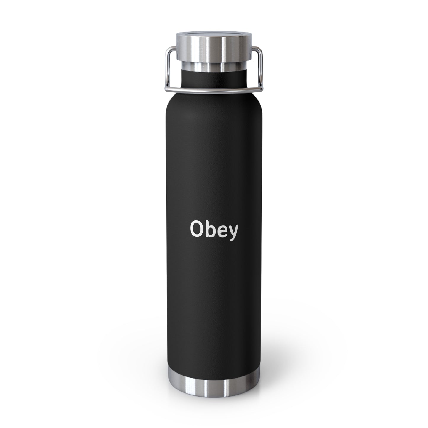 Copper Vacuum Insulated Bottle, 22 oz - "Obey" - Premium Copper Vacuum Insulated Bottle from Concordia Style Boutique - Just $49.72! Shop now at Concordia Style Boutique