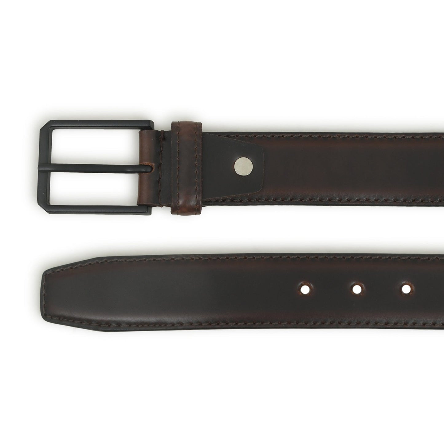 Hickory Brown Leather Belt - Concordia Style Boutique